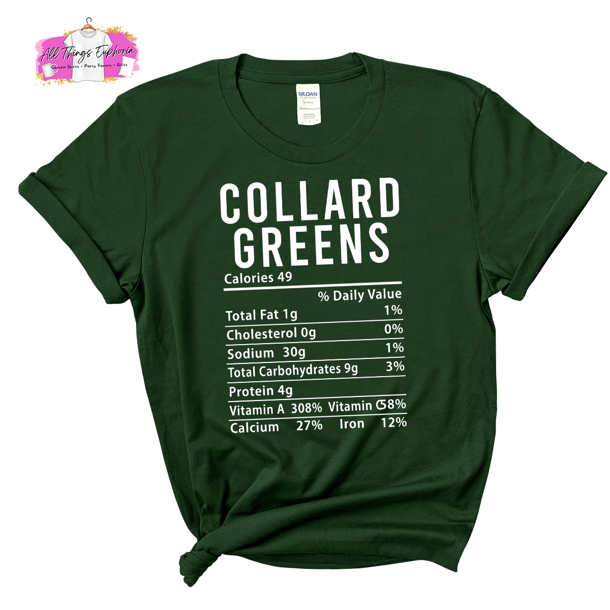 Collard 2024 green shirt