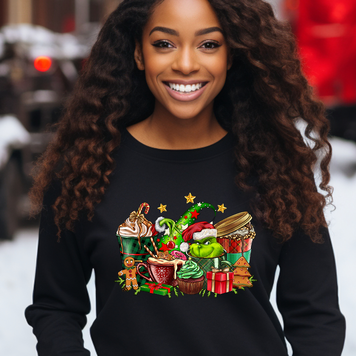 Grinch top christmas sweatshirts