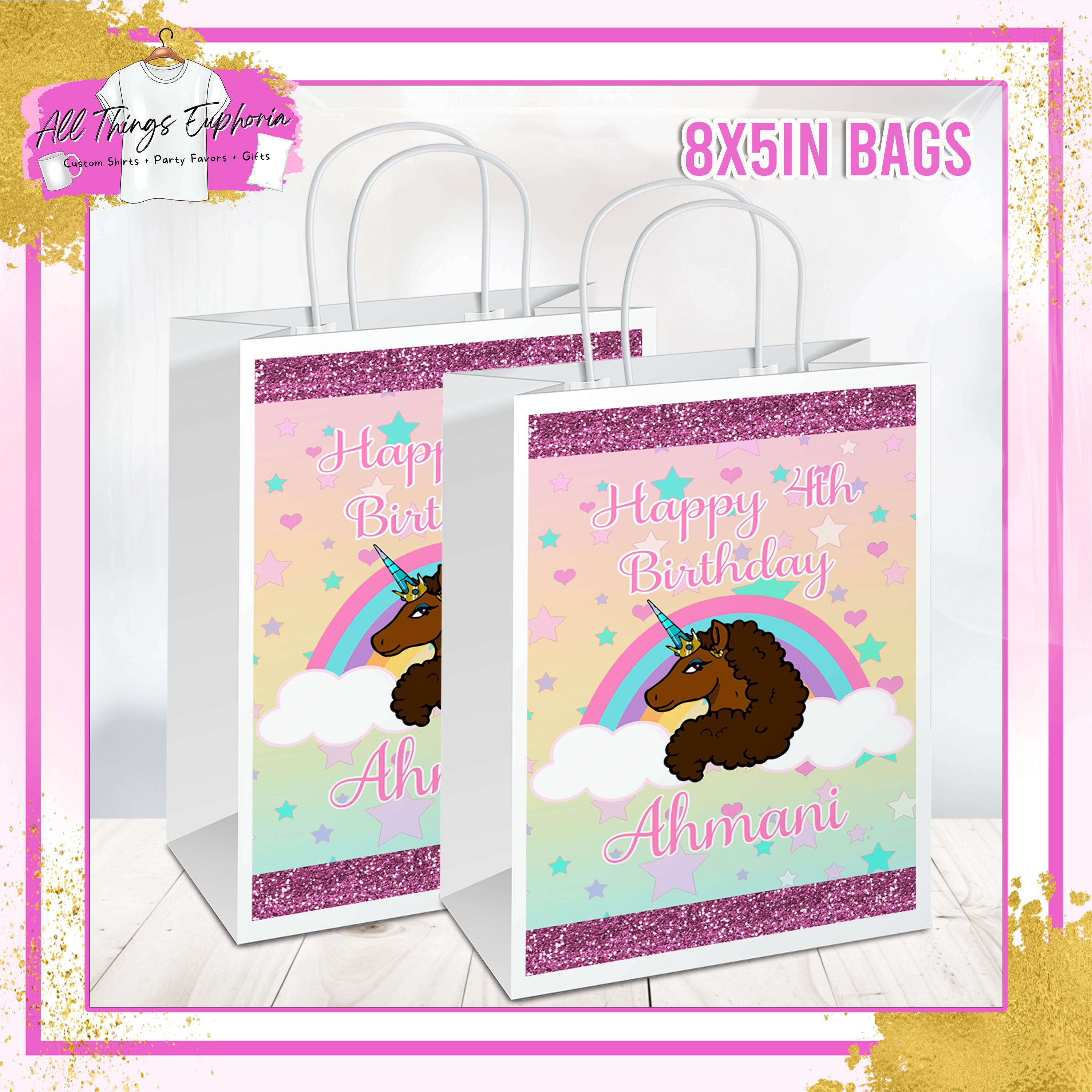 Afro Unicorn Gift Bags – All Things Euphoria