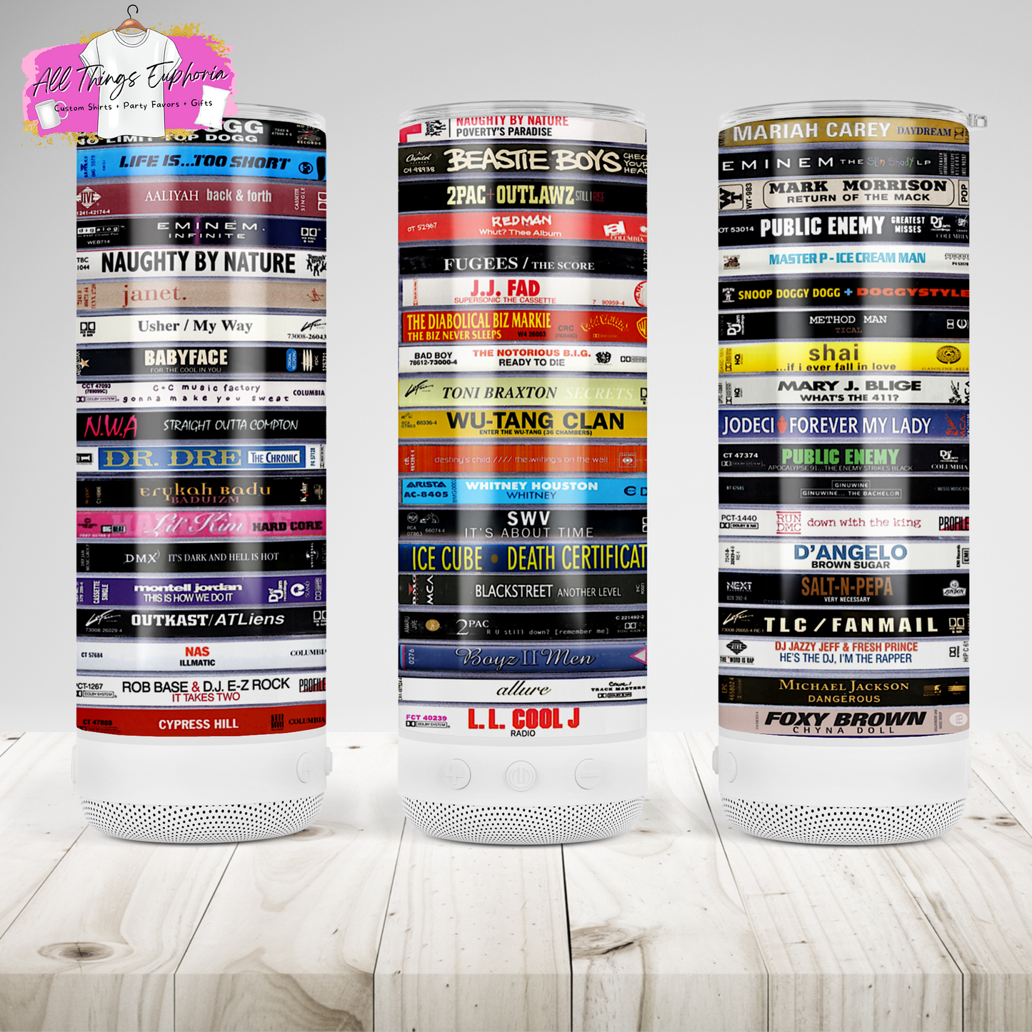 Hip Hop Cassette Bluetooth Tumbler