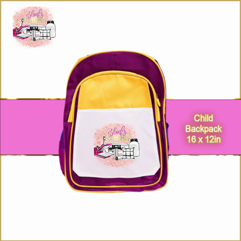 SCHOOL BAGS - SUBLIMATION – Mini's Gift Creations - Vinyl & Blank