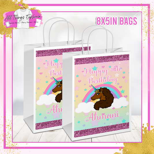 Afro Unicorn Gift Bags