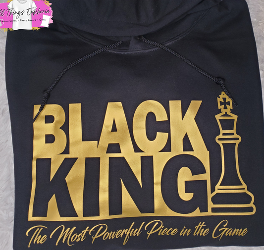 Black King Most Powerful Piece Hoodie